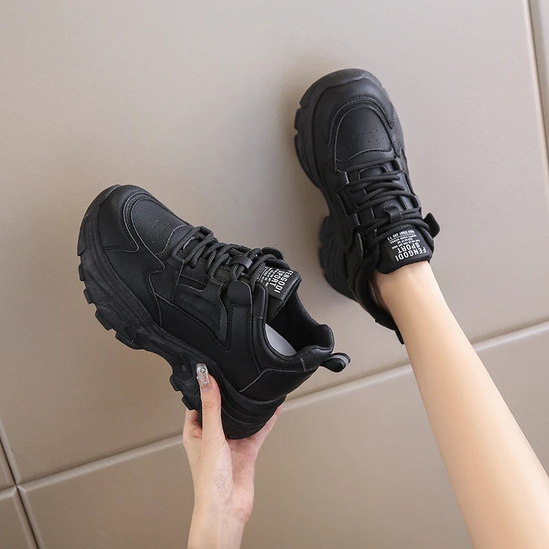 Witte plateausneakers - afbeelding 16