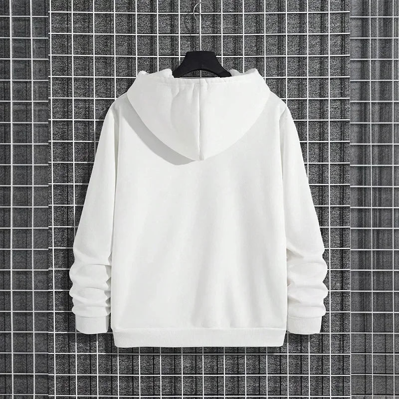 Basic herenhoodie met kangoeroezak - afbeelding 4