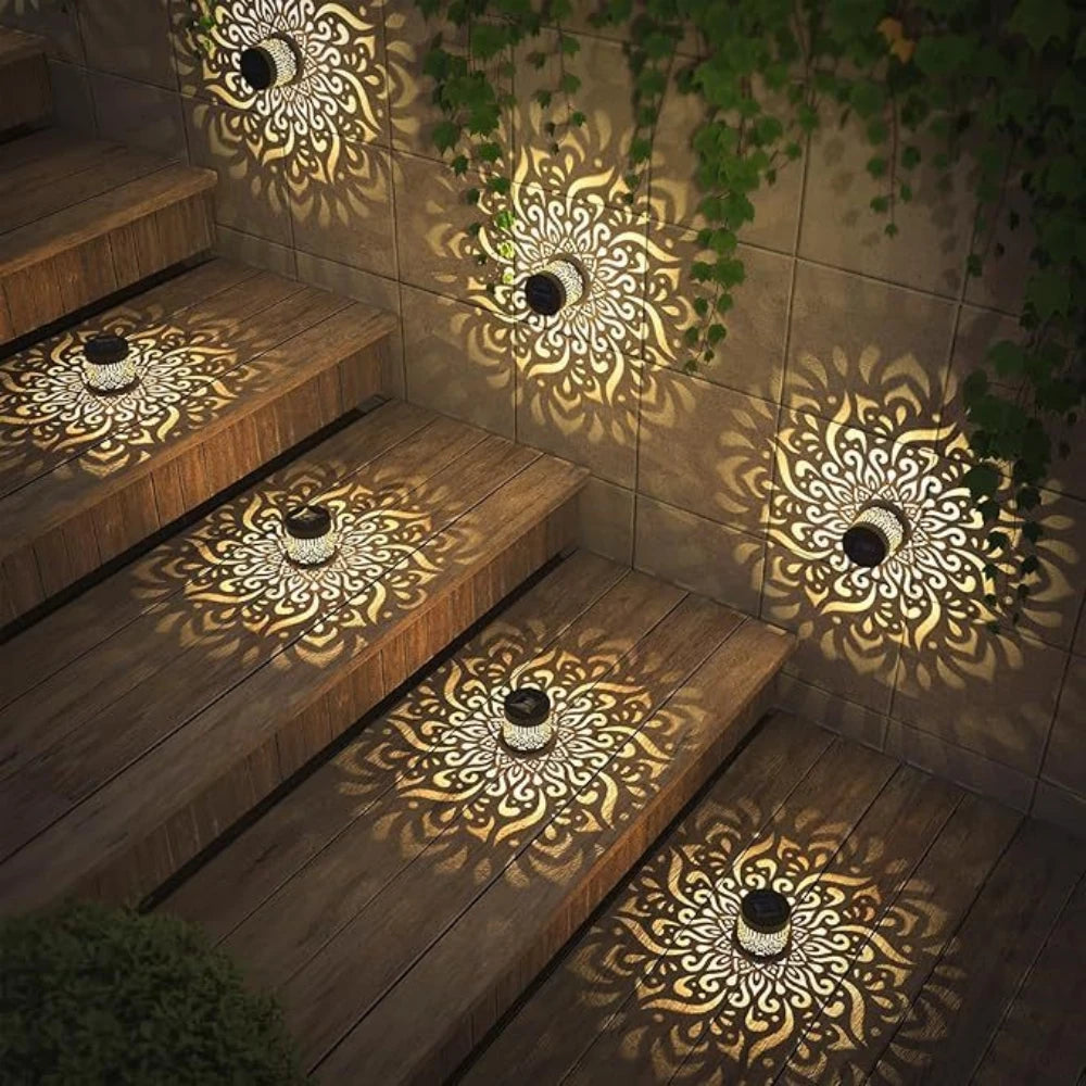 Decoratieve solar Mandala buitenlampen