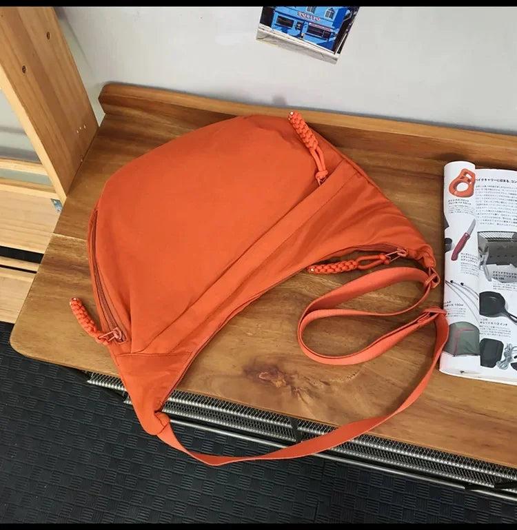 Nylon hobo crossbody tas - afbeelding 29