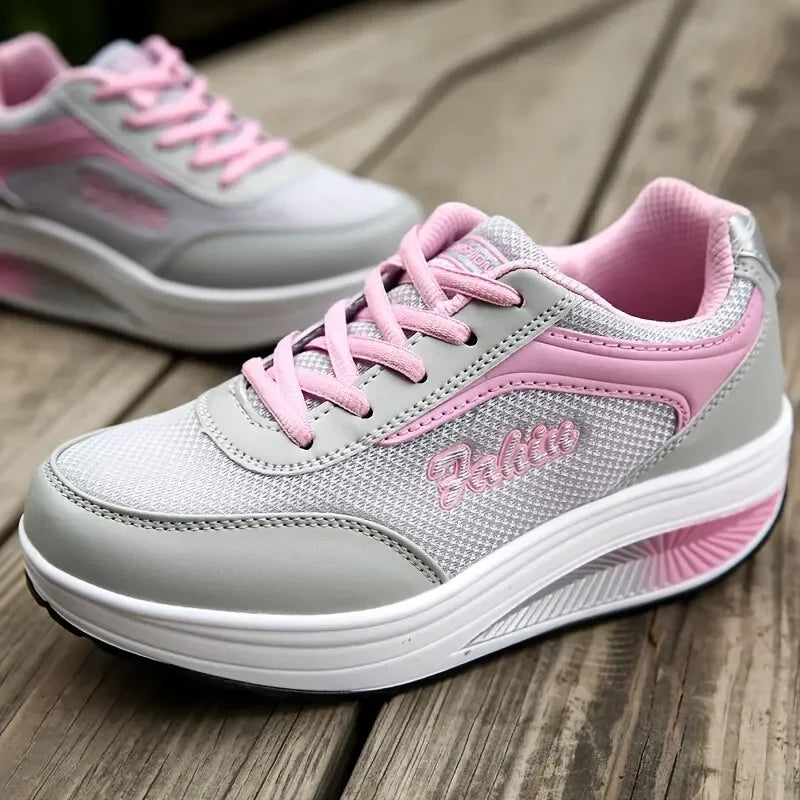 Damessneakers met plateauzool - afbeelding 4