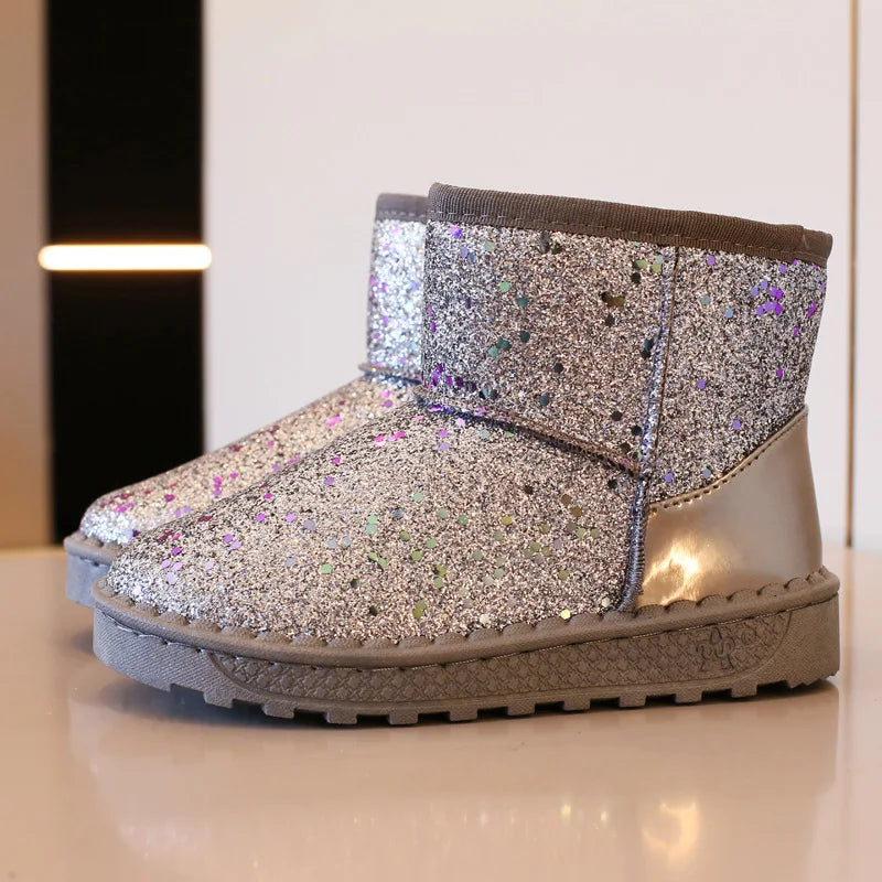 Glitter snowboots voor meisjes - afbeelding 8