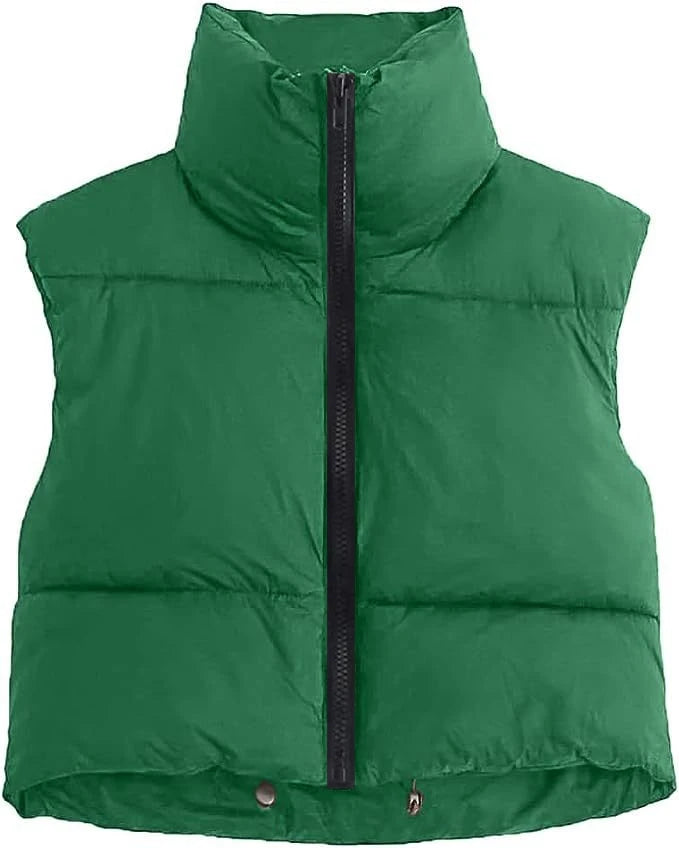 Korte gewatteerde bodywarmer - afbeelding 8
