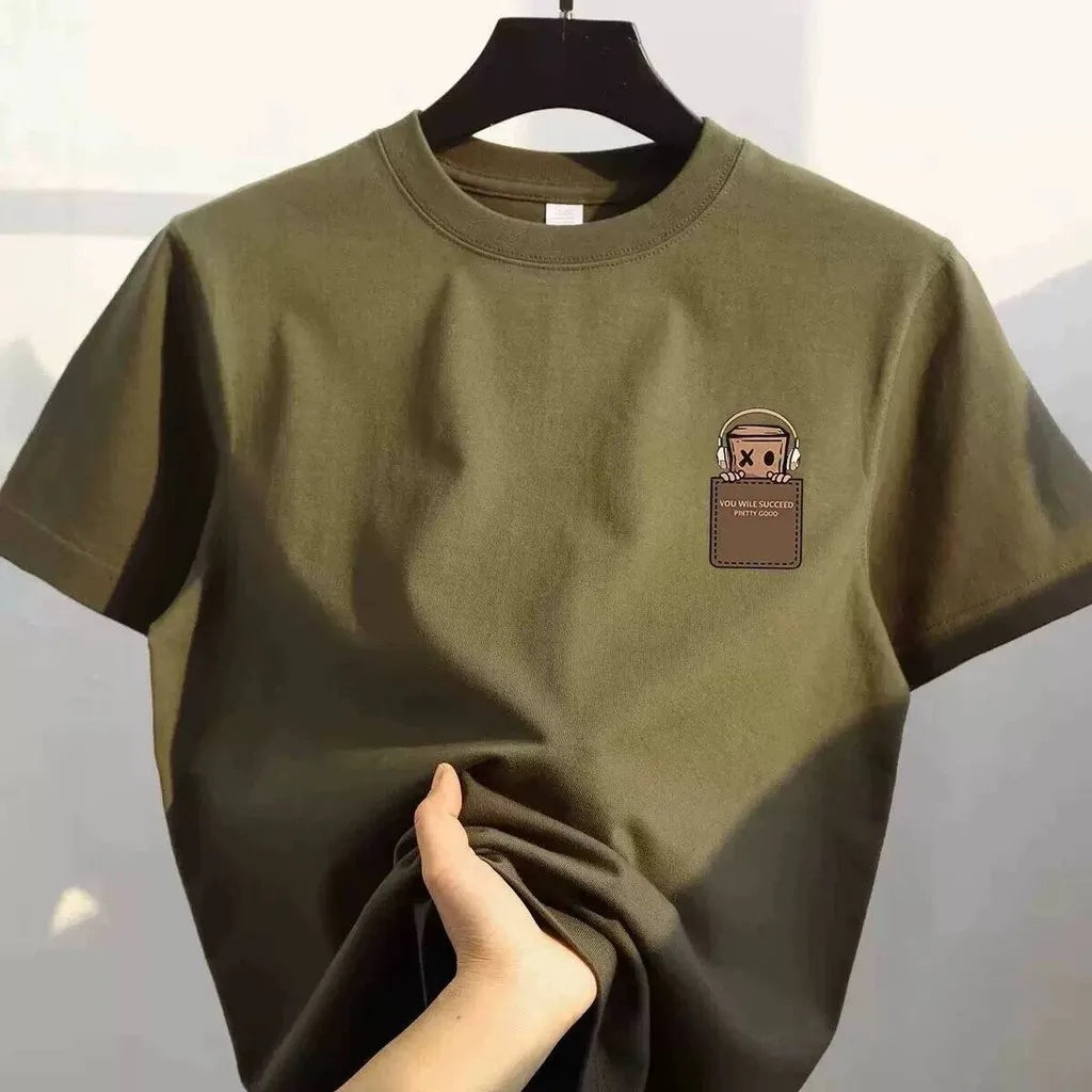 T-shirt met borstzakprint - afbeelding 10