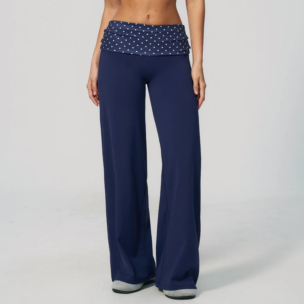 Wide leg yoga pants voor dames