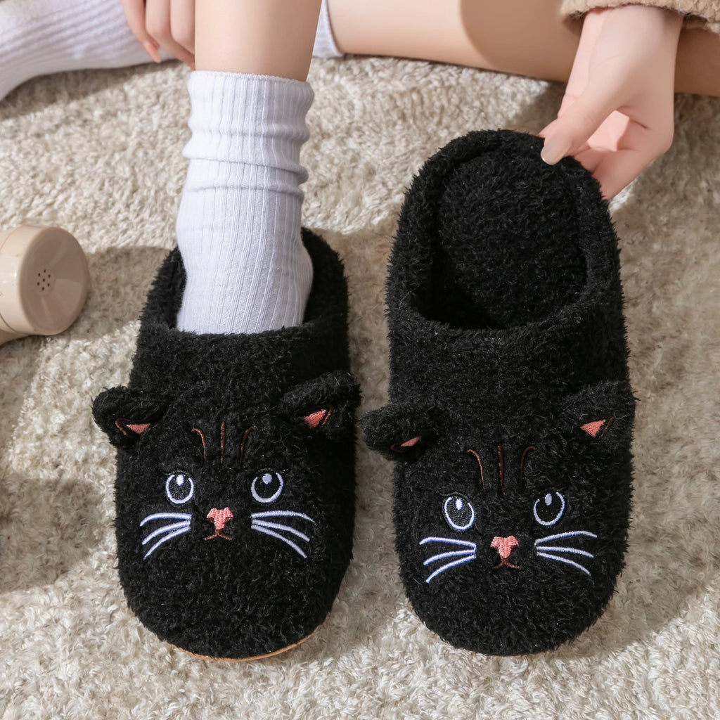 Pluche kattenpantoffels - afbeelding 11
