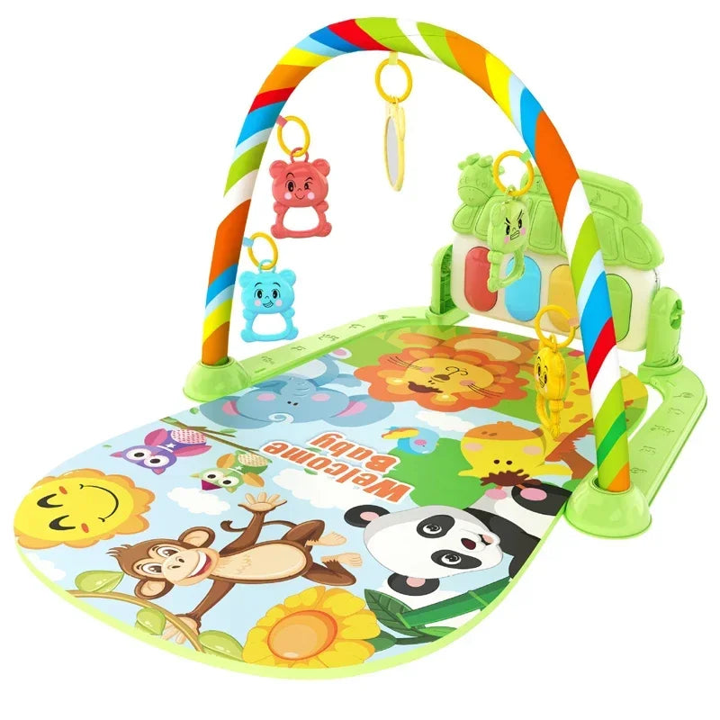 Baby activity gym met muziekpiano en speelmat