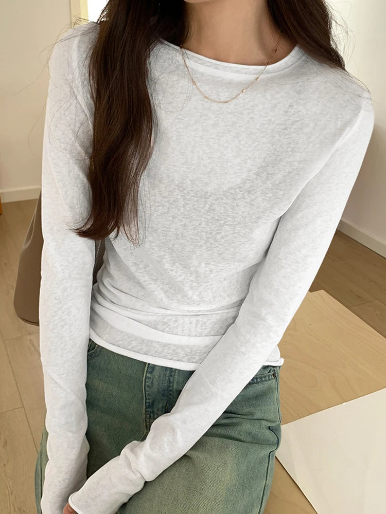 Basic shirt met lange mouwen - afbeelding 12