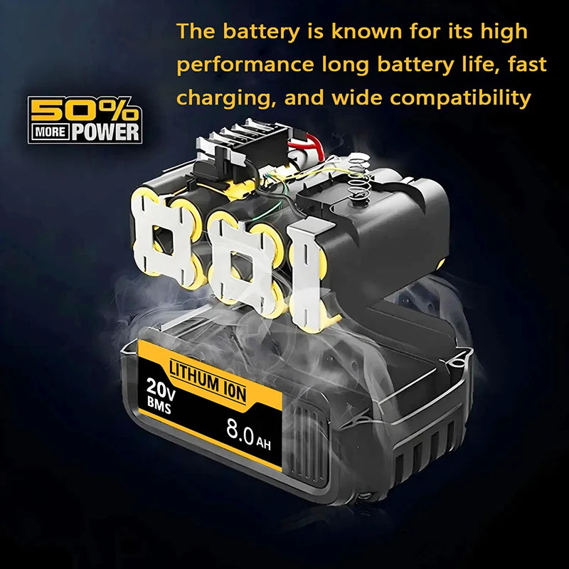 Vervangaccu 20V 12.0Ah (geschikt voor DeWalt)