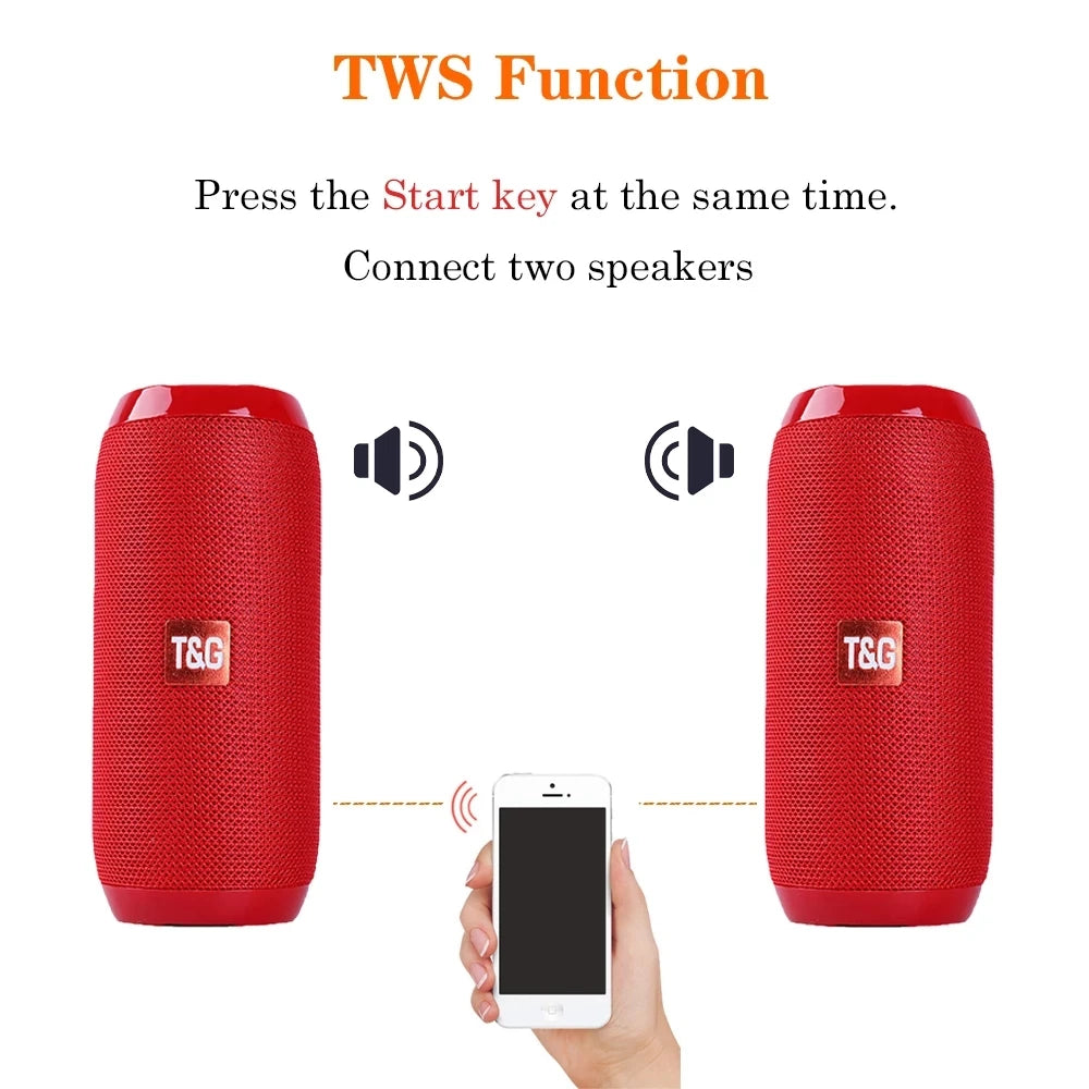 Draagbare Bluetooth Speaker met Diepe Bas