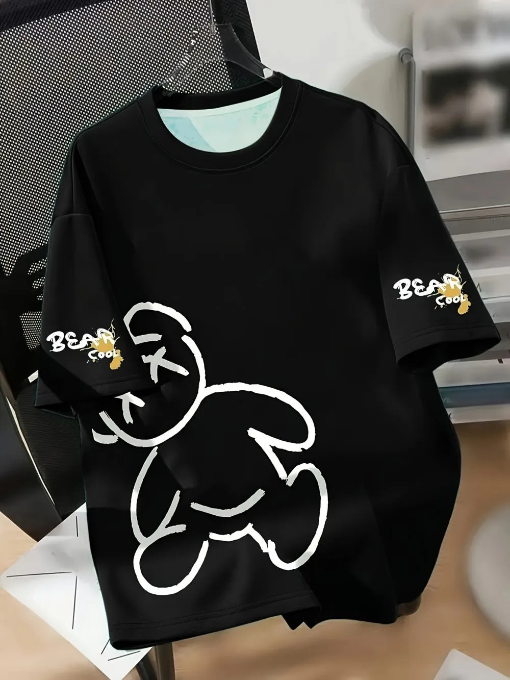 T-shirt met berenprint - afbeelding 13