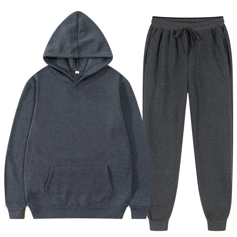 Basic joggingpak met capuchon