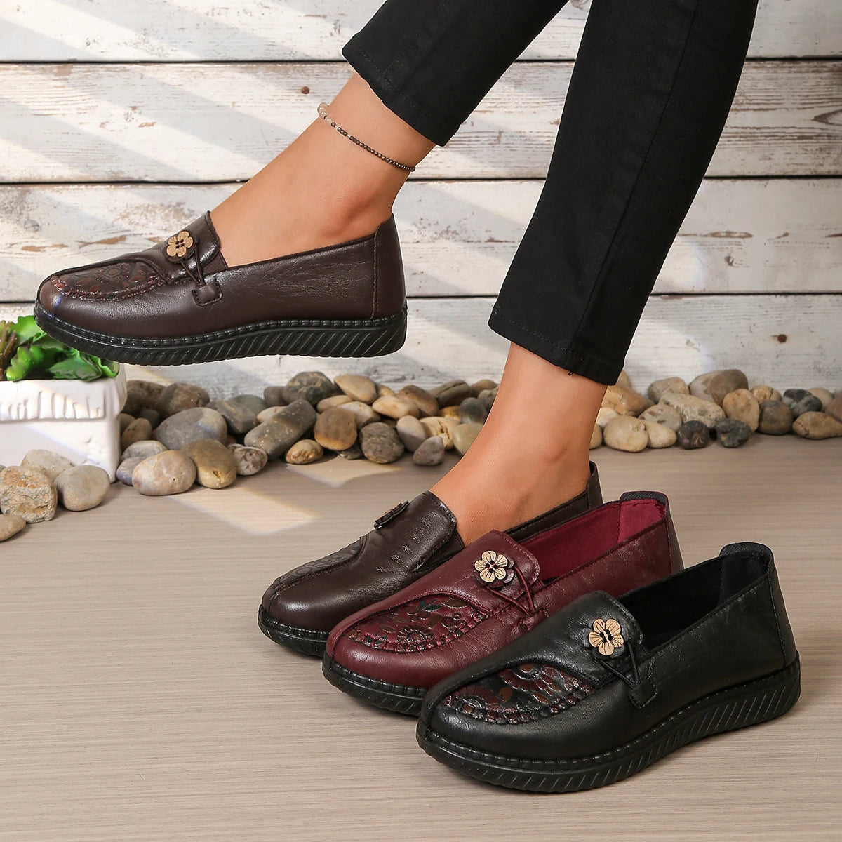 Comfortabele damesloafers - afbeelding 4