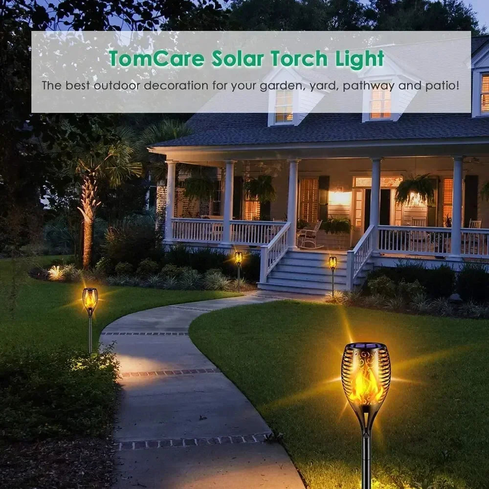 Solar fakkellampen voor de tuin
