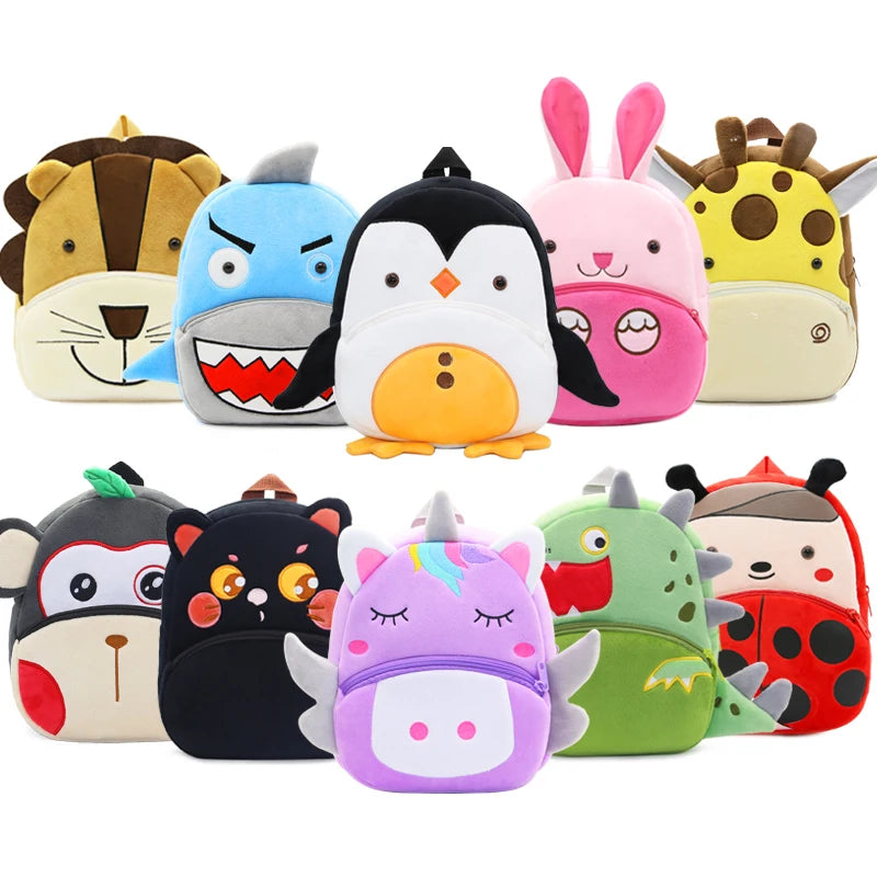Cute cartoon dieren rugzak voor kinderen
