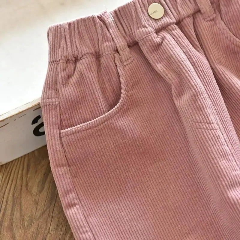Gevoerde corduroy kinderbroek - afbeelding 12