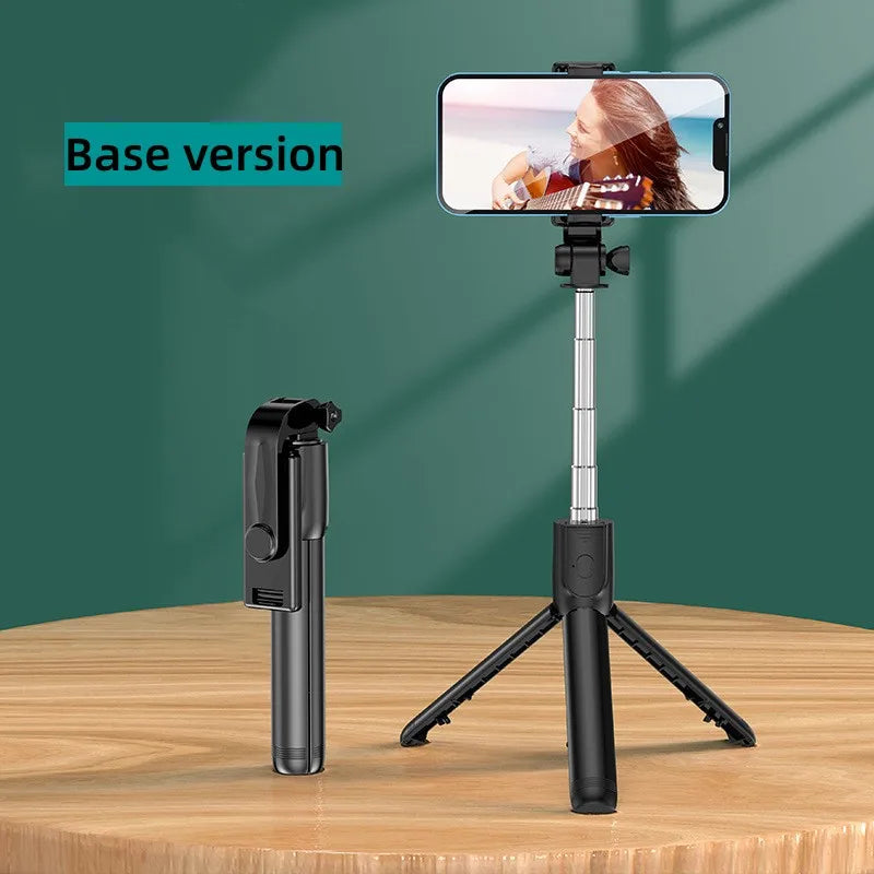 Draadloze selfie stick tripod met Bluetooth afstandsbediening en beauty fill light