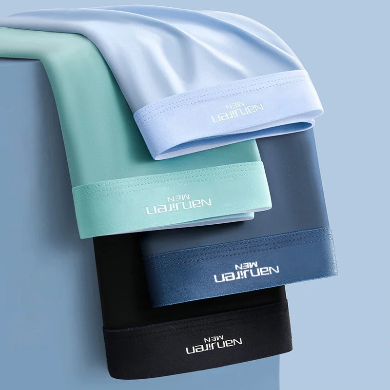 Boxershorts, zijdezacht materiaal (set van 4)