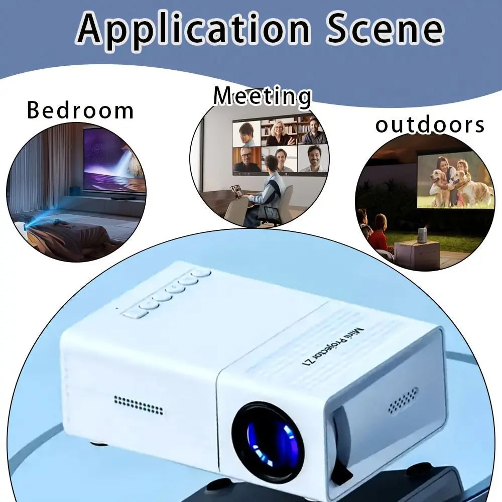 1080P mini projector met ingebouwde speaker