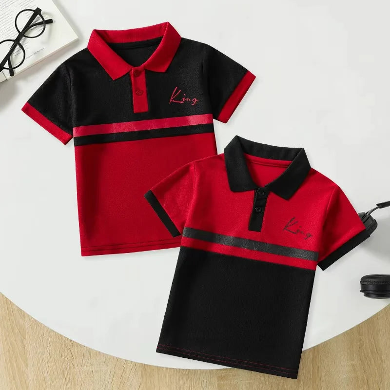 Gestreepte POLO kindershirts