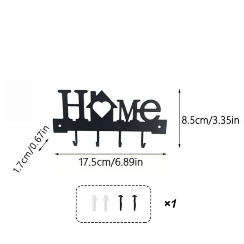 “Home Love” sleutelhouder met haken