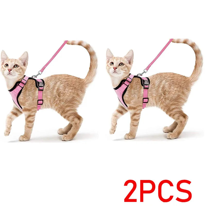 Escape proof kattenharnas met riem