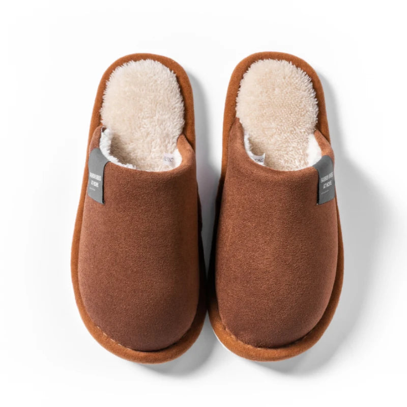 Pluche pantoffels van suèdelook - afbeelding 3