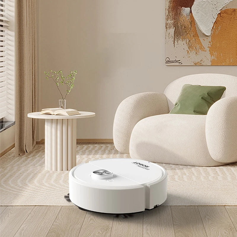 Mini robotstofzuiger, 3-in-1 (zuigen, vegen, dweilen)