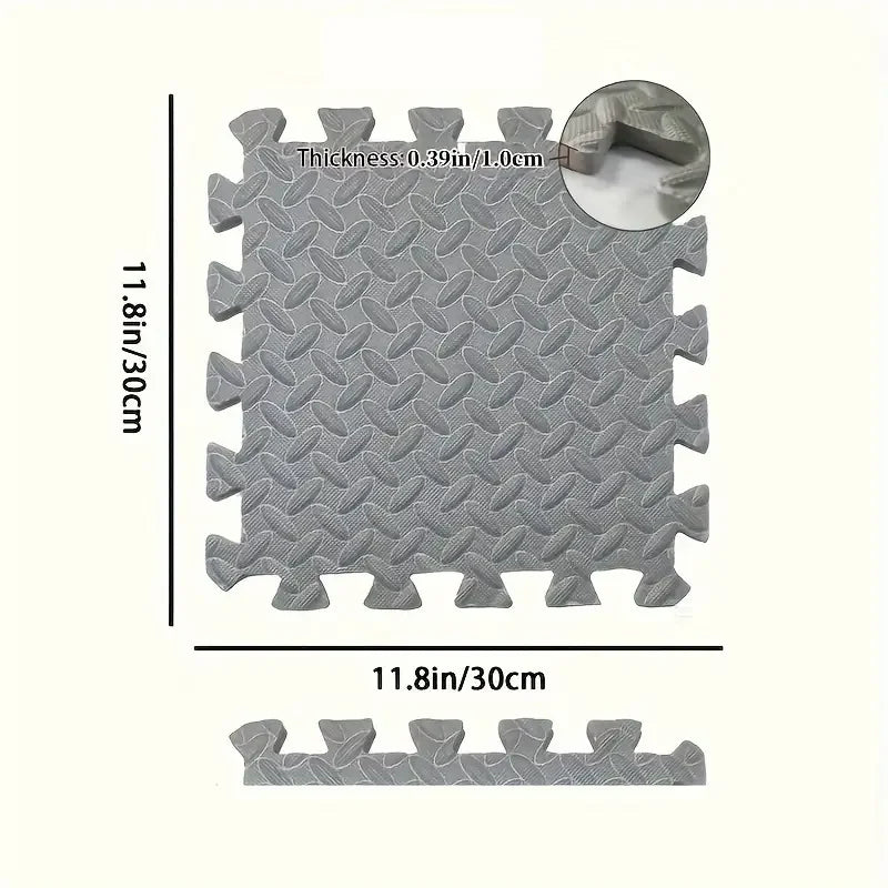 12-delige EVA puzzel fitnessmat set