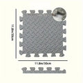 12-delige EVA puzzel fitnessmat set