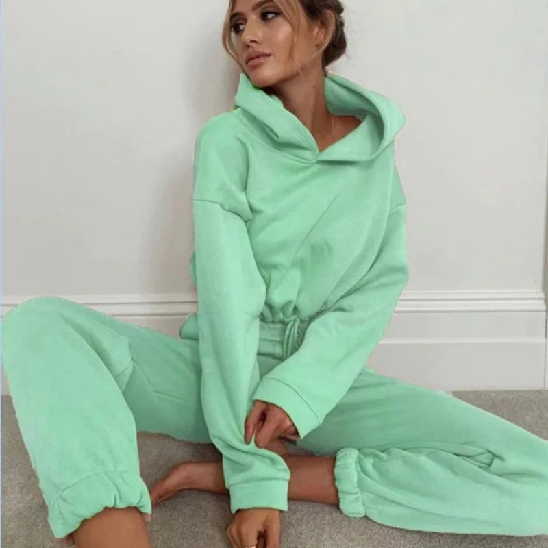 Cropped hoodie en joggingbroek - afbeelding 33