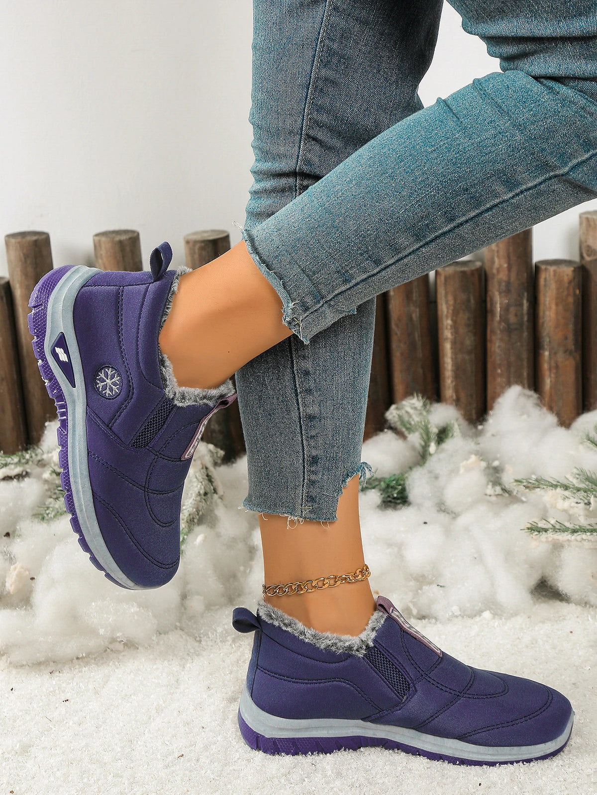 Gevoerde instapboots met fleece - afbeelding 22