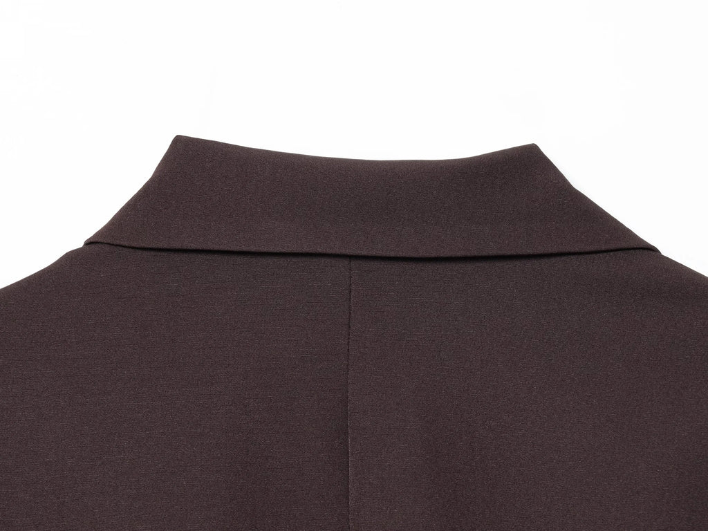 Oversized blazer met dubbele rij knopen - afbeelding 9