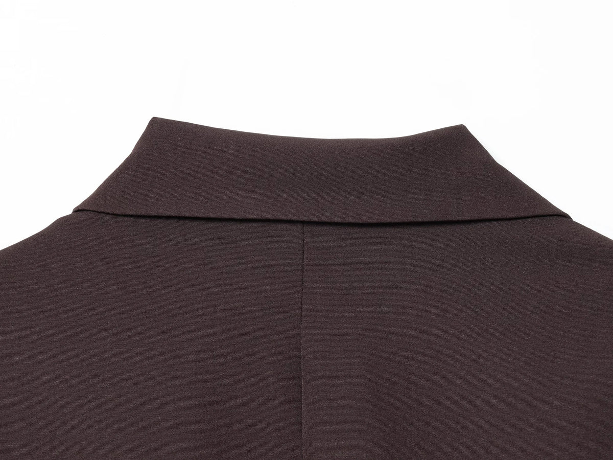 Oversized blazer met dubbele rij knopen - afbeelding 9