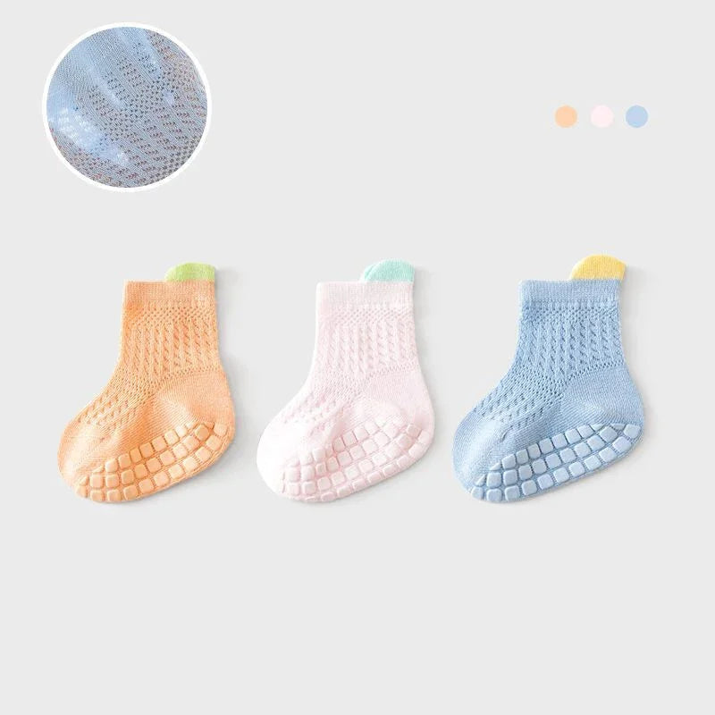 Ademende babysokken (set van 3)