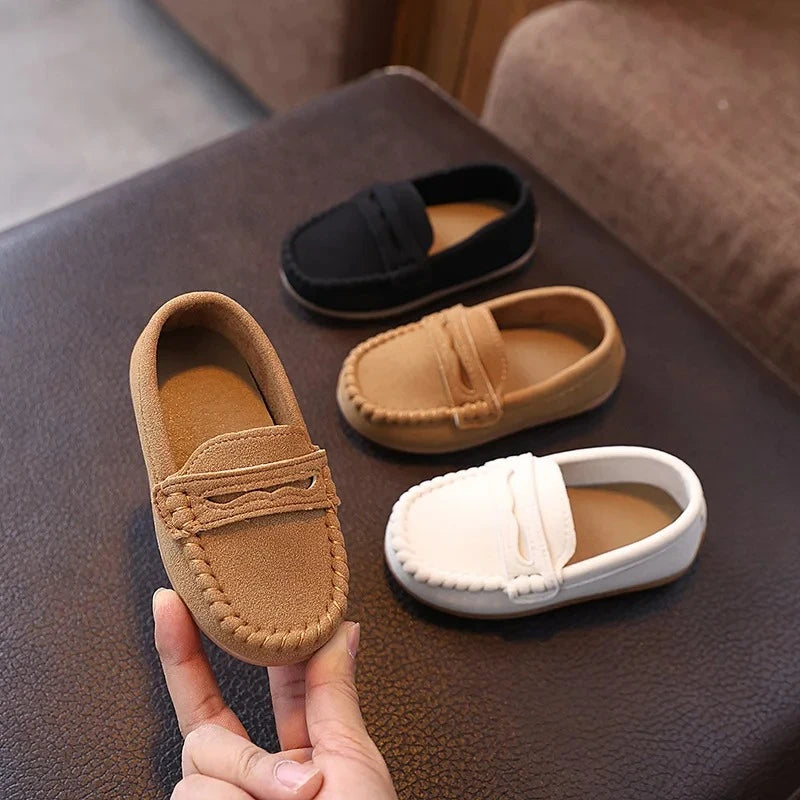 Modieuze kindersloffen/mocassins