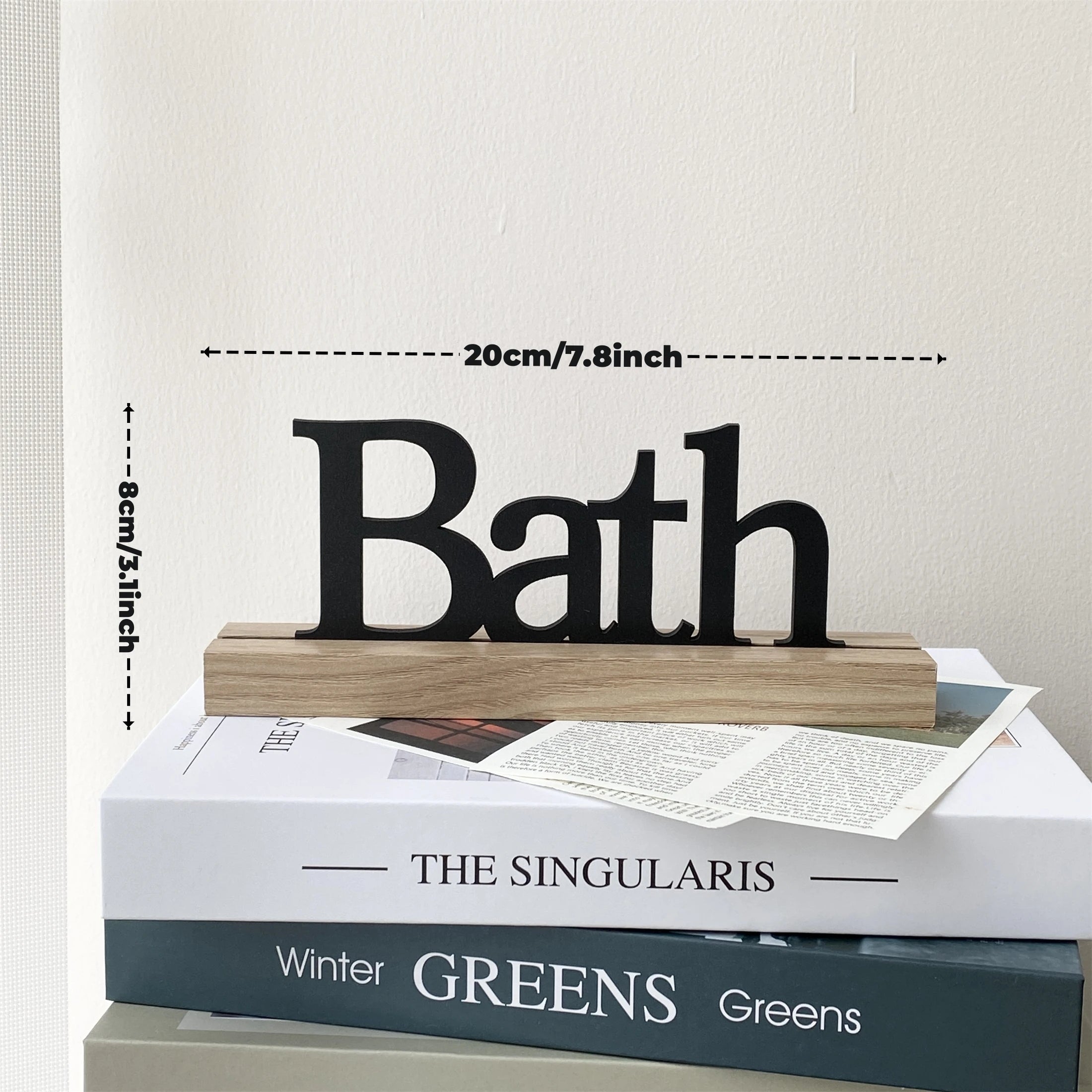 Houten inspiratiedecoratie