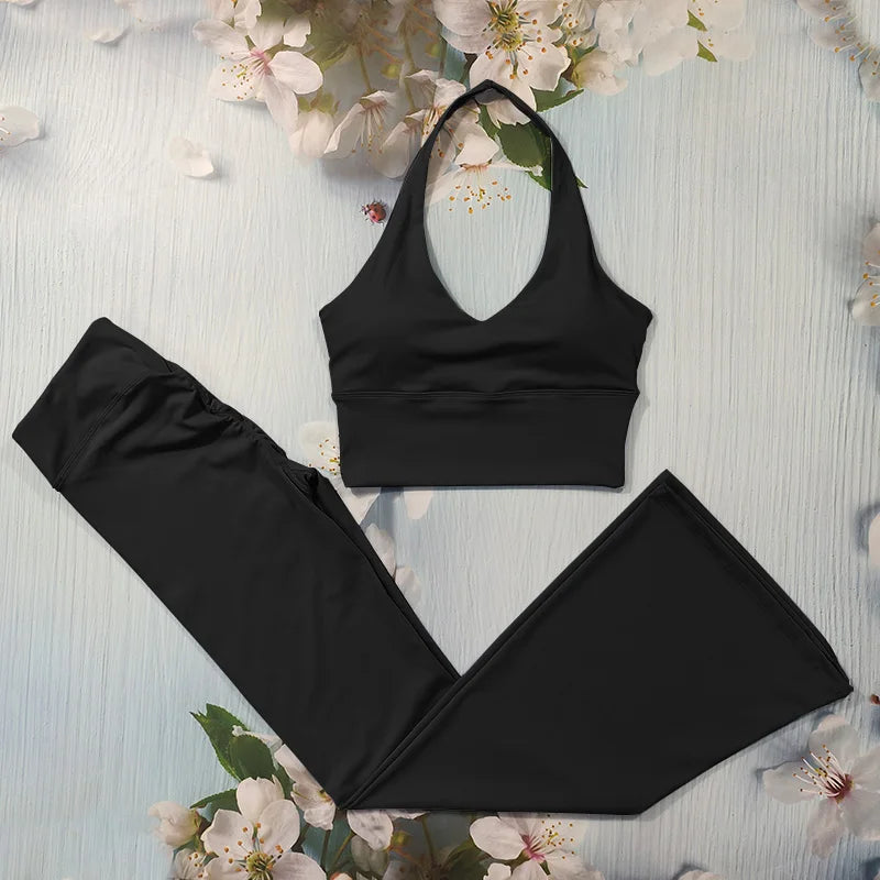 Yogaset met flared legging - afbeelding 14