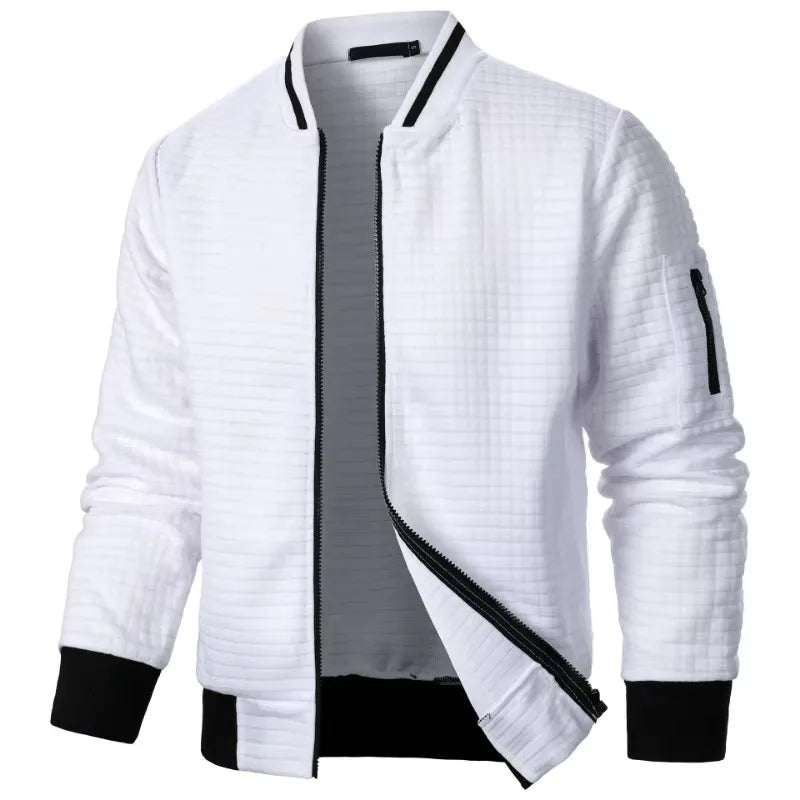 Baseball jacket met rits