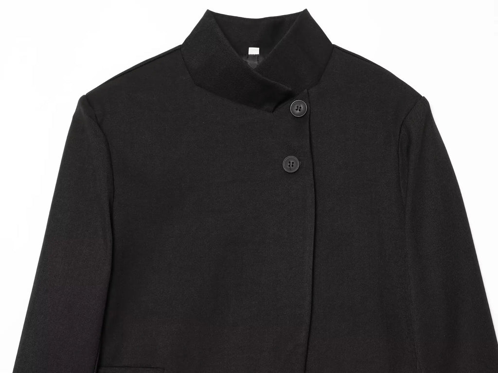 Blazer met opstaande kraag - afbeelding 22