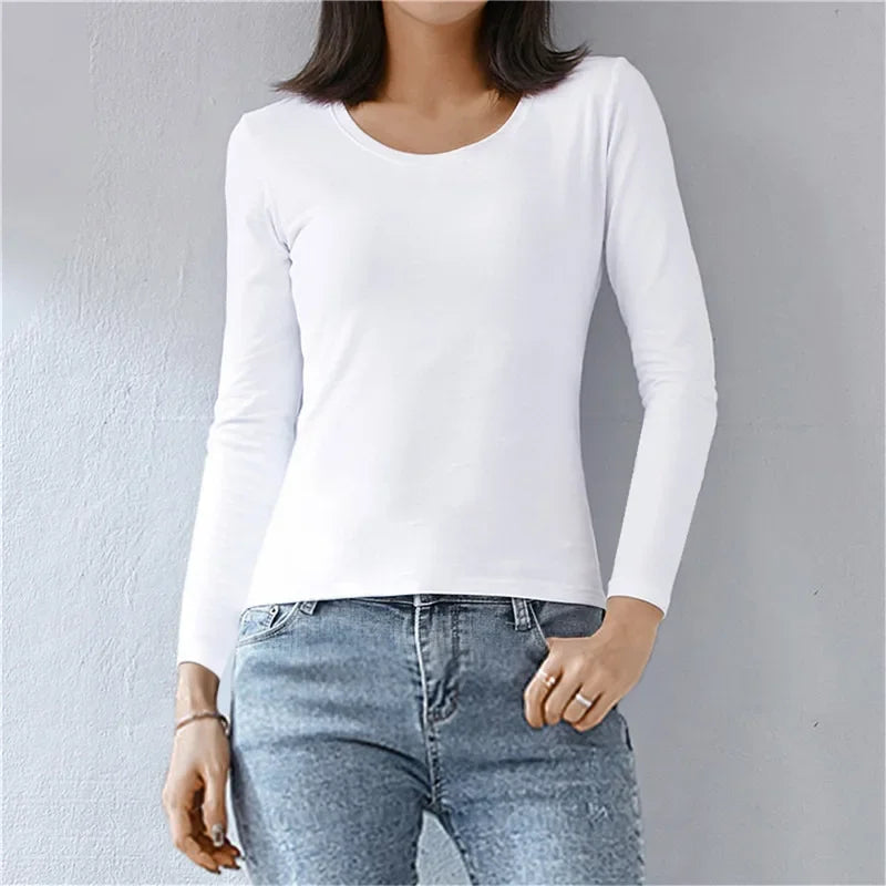 Thermoshirt met fleecevoering
