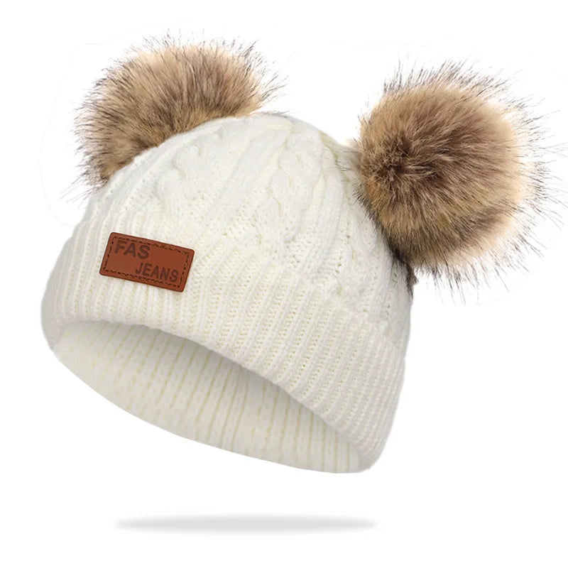 Kindermuts met pompons - afbeelding 12