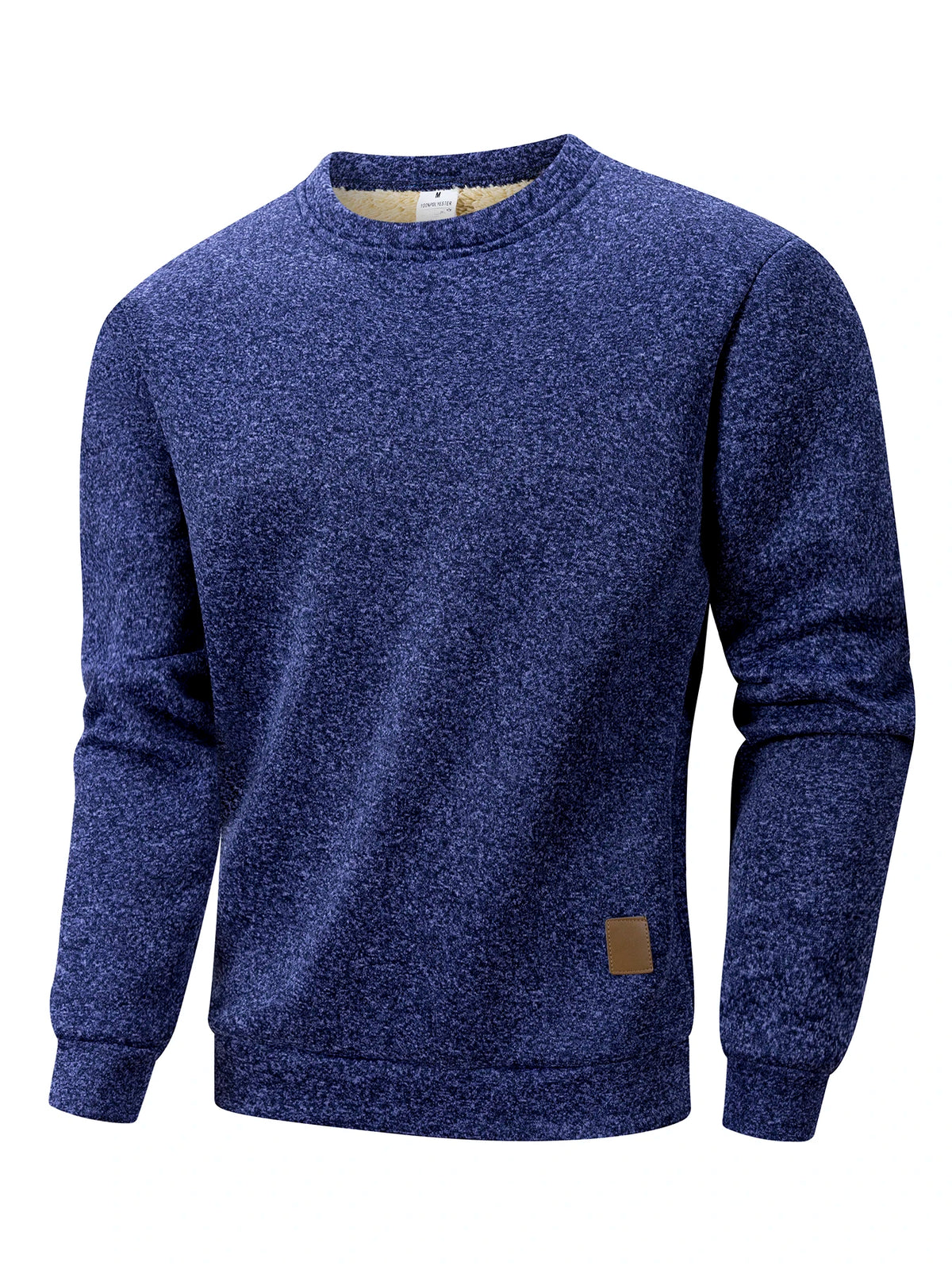 Fleece sweater met capuchon voor heren