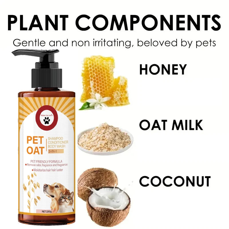 Verzorgende shampoo voor honden en katten