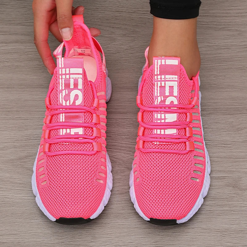 Ademende gebreide sneakers - afbeelding 2