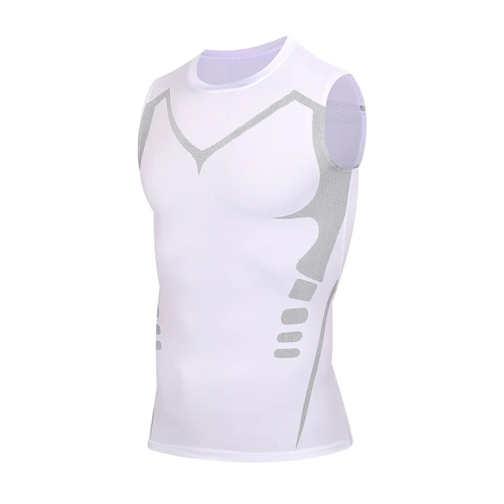 Heren compressie sportshirt