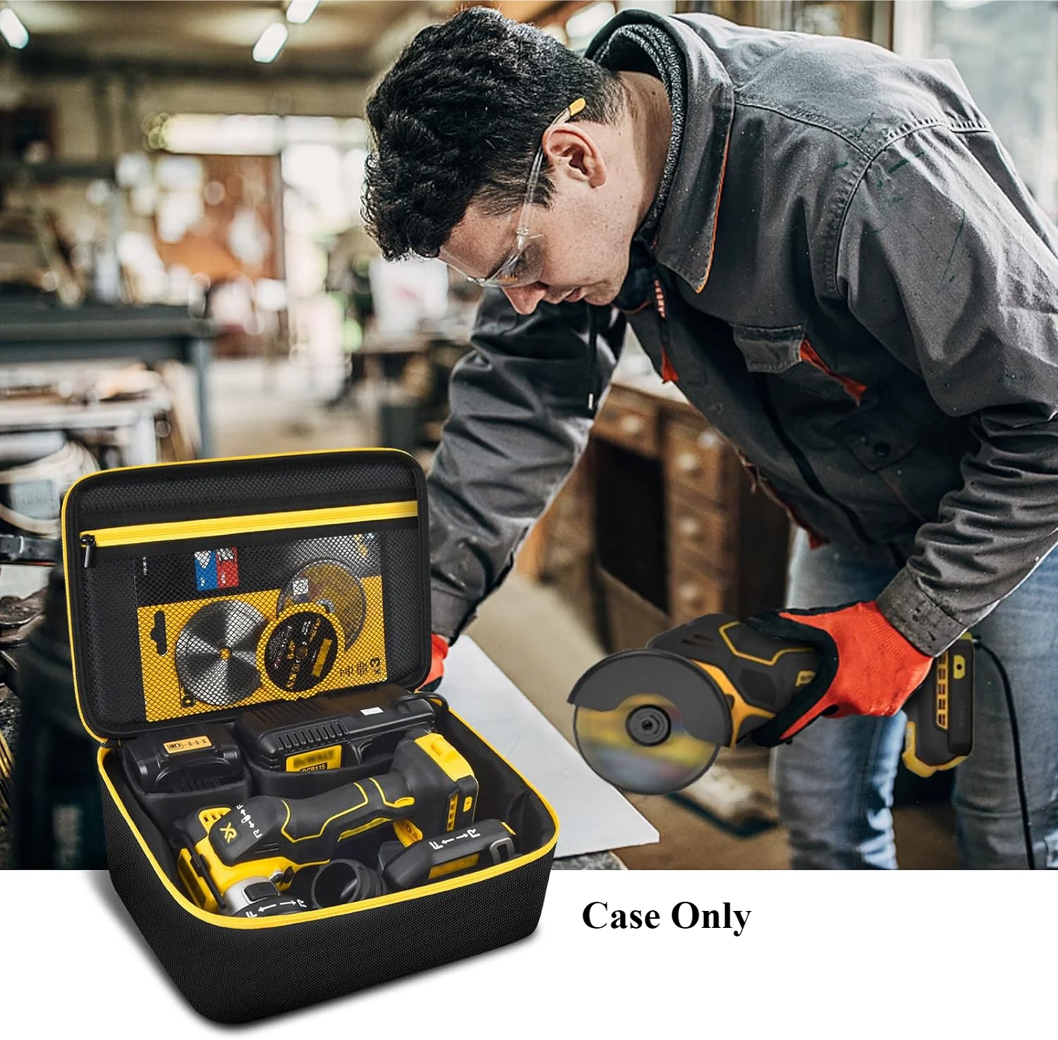 Opbergkoffer voor accugereedschap en accessoires