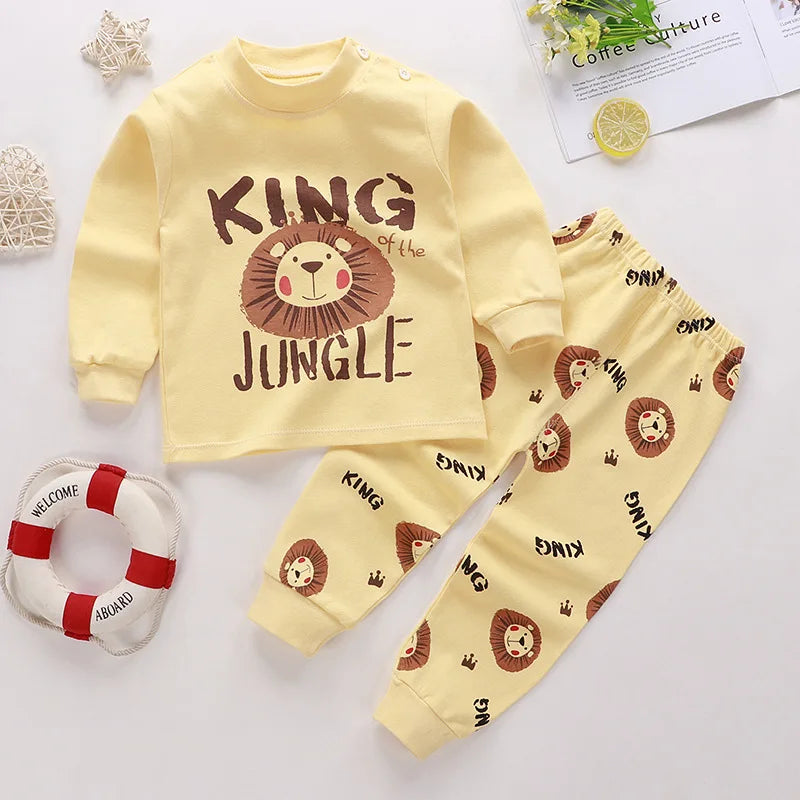 Katoenen kinderpyjama met print - afbeelding 4