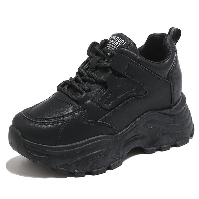 Witte plateausneakers - afbeelding 23