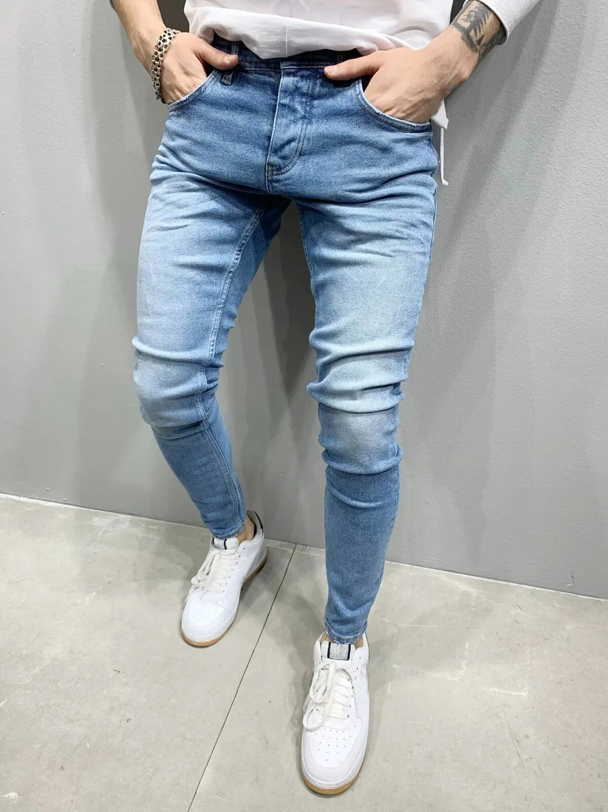 Skinny jeans met stretch - afbeelding 10